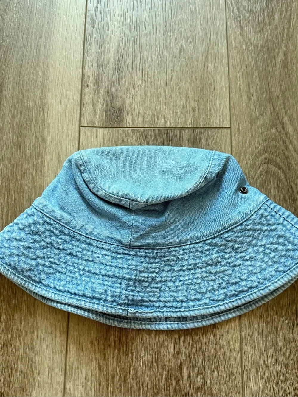 Vintage Eddie Bauer Light Wash Denim Bucket Hat